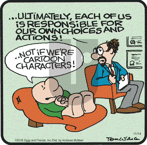 Ziggy on Wednesday November 14, 2018 Comic Strip