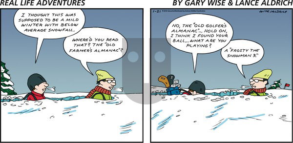 Real Life Adventures on Sunday January 21, 2018 Comic Strip