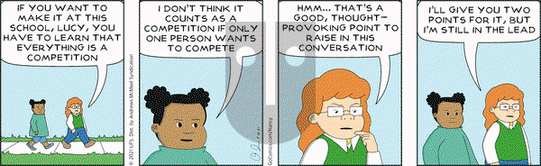 Nancy on Thursday March 18, 2021 Comic Strip