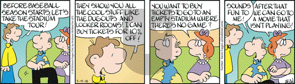 Drabble on Monday March 19, 2018 Comic Strip