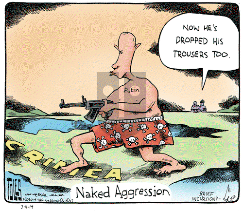 Tom Toles on Tuesday March 4, 2014 Comic Strip