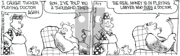 The Grizzwells on Tuesday August 13, 2002 Comic Strip