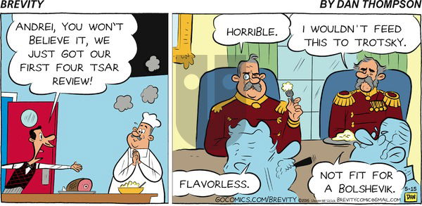 Brevity on Sunday May 15, 2016 Comic Strip