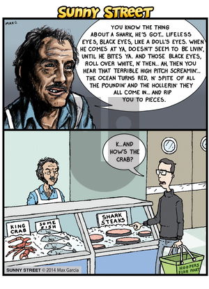 Sunny Street on Monday March 24, 2014 Comic Strip