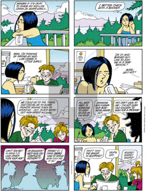 Doonesbury - Sunday August 12, 2001 Comic Strip