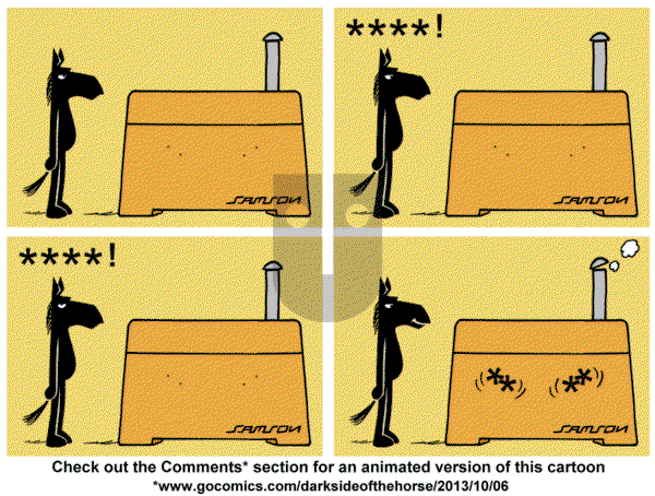 Dark Side of the Horse on Sunday October 6, 2013 Comic Strip