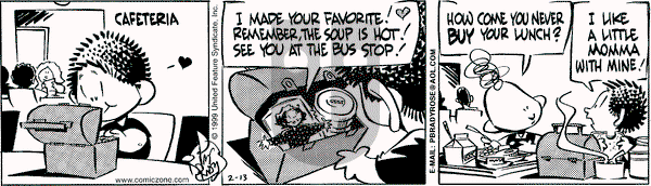 Rose is Rose - Saturday February 13, 1999 Comic Strip