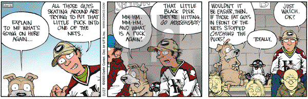 Get Fuzzy on Tuesday December 23, 2003 Comic Strip