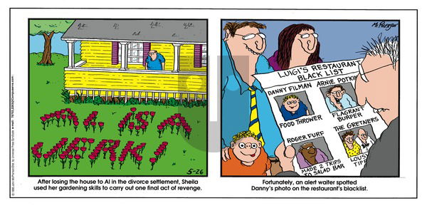 Close to Home on Friday April 18, 1997 Comic Strip