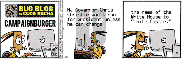 La Cucaracha on Tuesday August 30, 2011 Comic Strip