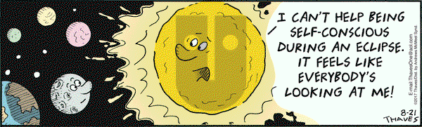 Frank and Ernest on Monday August 21, 2017 Comic Strip