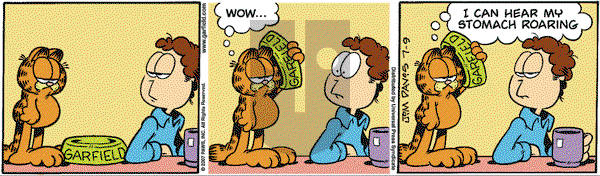 Garfield on Monday July 9, 2007 Comic Strip