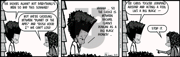 The Boondocks on Thursday March 12, 2009 Comic Strip