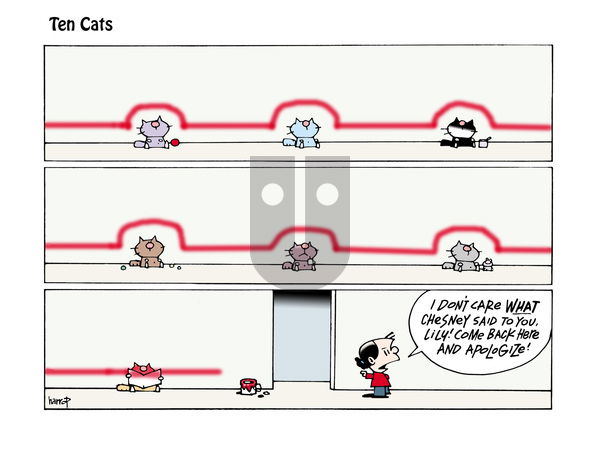 Ten Cats - Monday December 5, 2022 Comic Strip