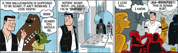 Rip Haywire on Thursday April 2, 2015 Comic Strip
