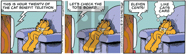 Garfield - Friday April 9, 2010 Comic Strip
