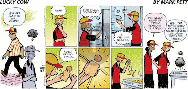 Lucky Cow on Sunday August 28, 2005 Comic Strip