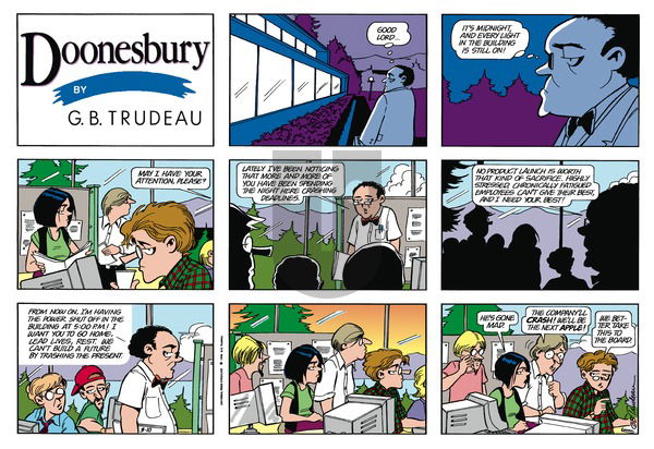 Doonesbury - Sunday March 10, 1996 Comic Strip