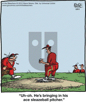 In the Bleachers on Tuesday May 29, 2012 Comic Strip