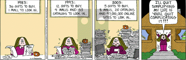 Cathy Classics - Tuesday December 2, 2003 Comic Strip