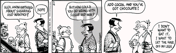 Betty on Tuesday August 17, 1999 Comic Strip