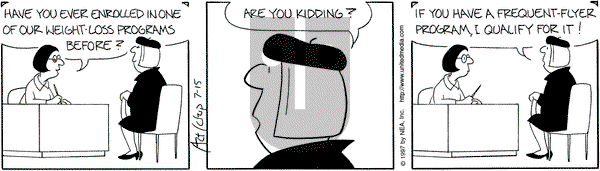 The Born Loser on Tuesday July 15, 1997 Comic Strip