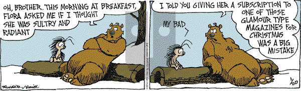 The Grizzwells on Monday January 20, 2014 Comic Strip