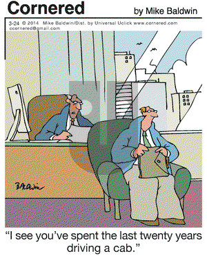 Cornered on Monday March 24, 2014 Comic Strip