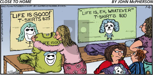 Close to Home on Sunday January 6, 2019 Comic Strip