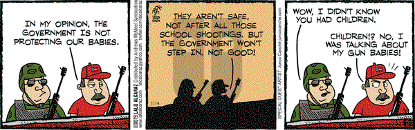 La Cucaracha on Monday January 14, 2019 Comic Strip