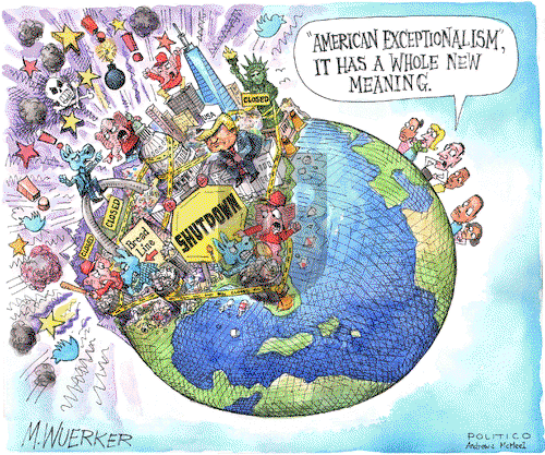 Matt Wuerker - Thursday January 24, 2019 Comic Strip