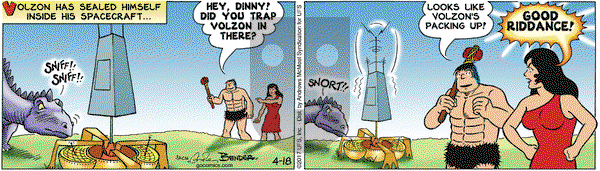 Alley Oop on Tuesday April 18, 2017 Comic Strip