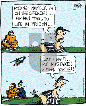 In the Bleachers on Saturday November 14, 2009 Comic Strip