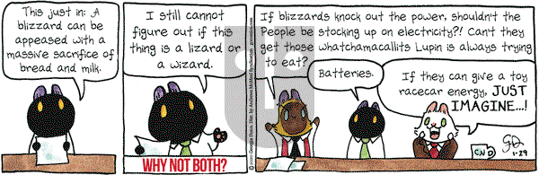 Breaking Cat News on Wednesday January 29, 2020 Comic Strip