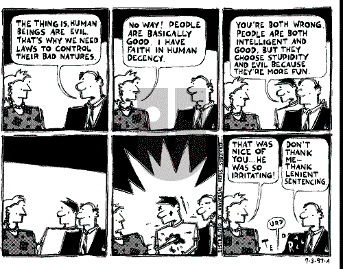 Ted Rall on Thursday July 3, 1997 Comic Strip