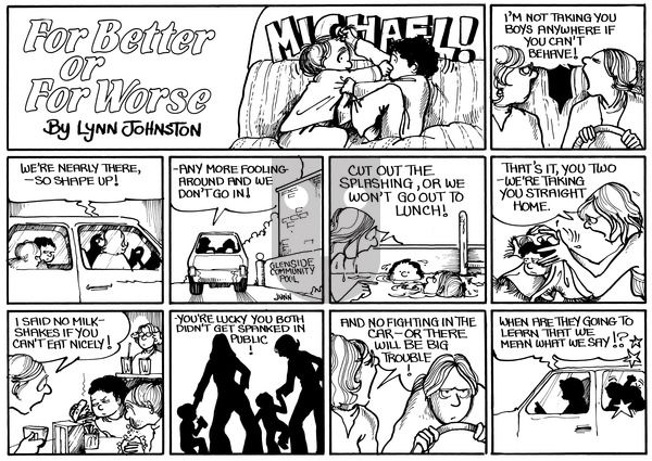 For Better or For Worse on Sunday July 20, 1980 Comic Strip