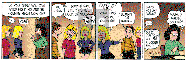 Luann on Thursday October 12, 2006 Comic Strip