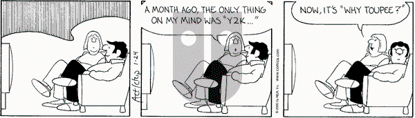 The Born Loser on Monday January 24, 2000 Comic Strip