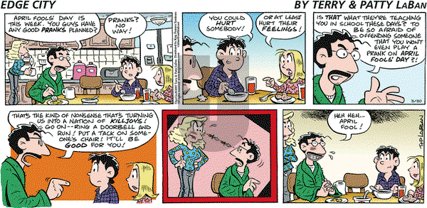 Edge City - Friday March 30, 2018 Comic Strip