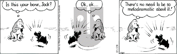 Fred Basset on Monday January 28, 2008 Comic Strip