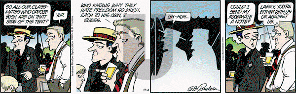 Doonesbury on Tuesday November 4, 2025 Comic Strip