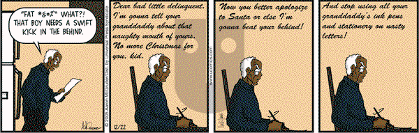 The Boondocks on Thursday December 22, 2005 Comic Strip