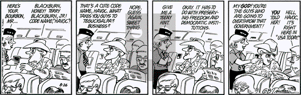 Doonesbury on Tuesday September 29, 1987 Comic Strip