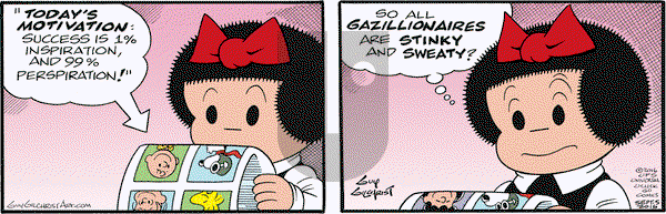 Nancy on Monday September 5, 2016 Comic Strip