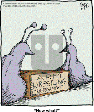 In the Bleachers on Tuesday August 26, 2014 Comic Strip