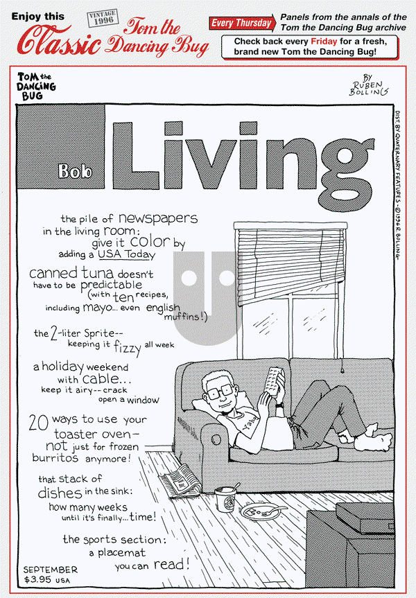 Tom the Dancing Bug on Thursday January 28, 2021 Comic Strip