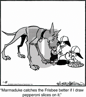 Marmaduke on Tuesday January 8, 2008 Comic Strip