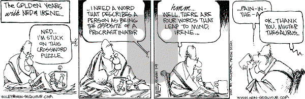 Non Sequitur on Monday July 9, 2001 Comic Strip