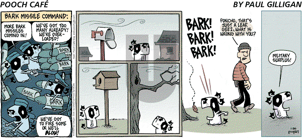 Pooch Cafe on Sunday January 20, 2008 Comic Strip