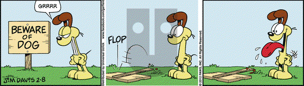Garfield - Wednesday February 8, 2012 Comic Strip